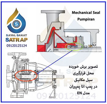 سیل مکانیکی پمپ گریز از مرکز پمپیران