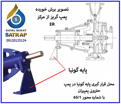 پایه گونیا پمپ حلزونی پمپیران