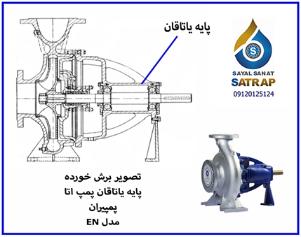پایه یاتاقان پمپ آب اتا پمپیران مدل 200-35