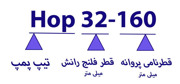 پمپ روغن داغ مدل ۱۶۰-۳۲ پمپیران